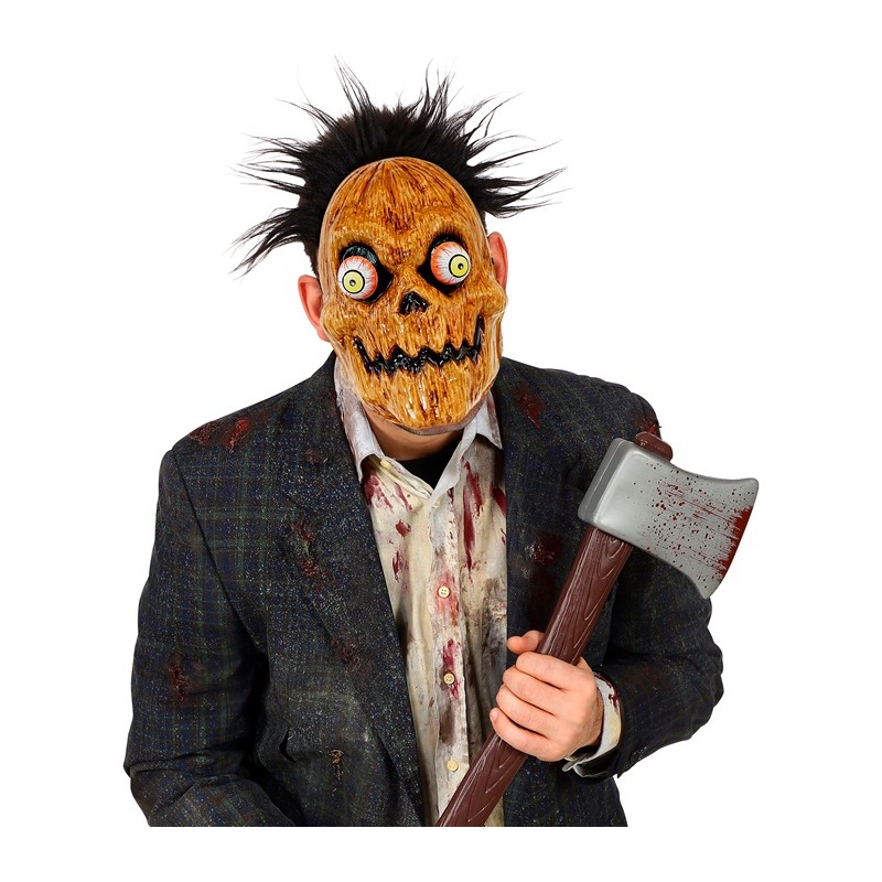 Máscara Calabaza con Ojos Desorbitados