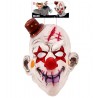 Máscara Cabeza Completa Payaso Asesino con Mini Sombrero