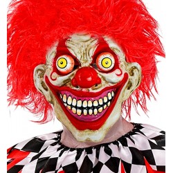 Máscara Payaso de Terror con Ojos Desorbitados