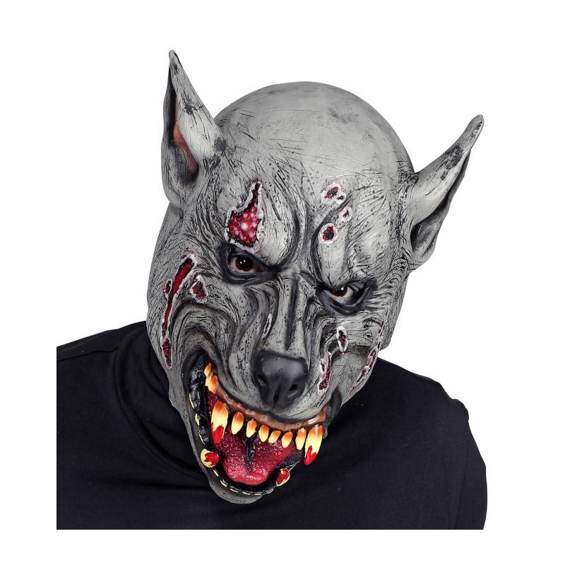 Máscara Hombre-Lobo Látex