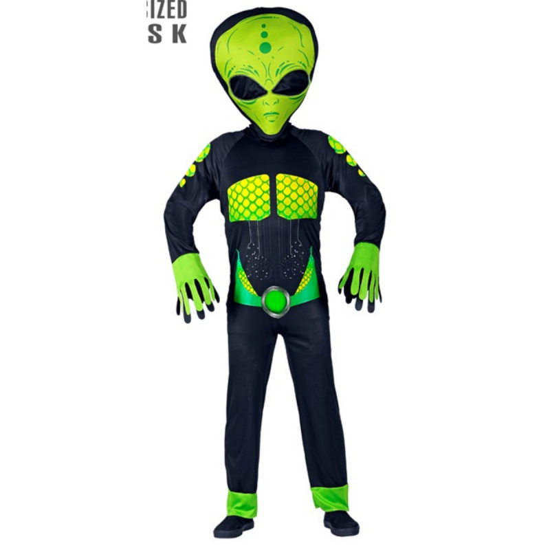 Disfraz de Extraterrestre Adulto con Máscara Gigante