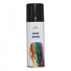 Spray Glitter Negro para Cabello 125 ml