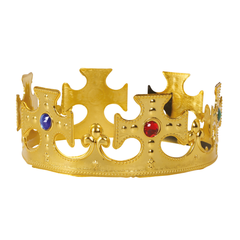 Corona de Rey Dorada Adulto