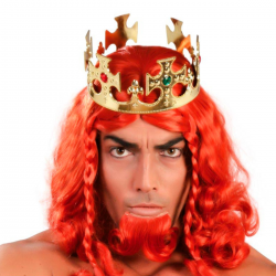 Corona de Rey Dorada Adulto