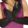 Guantes Satinados Negros 51 cm