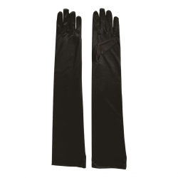 Guantes Satinados Negros 51 cm