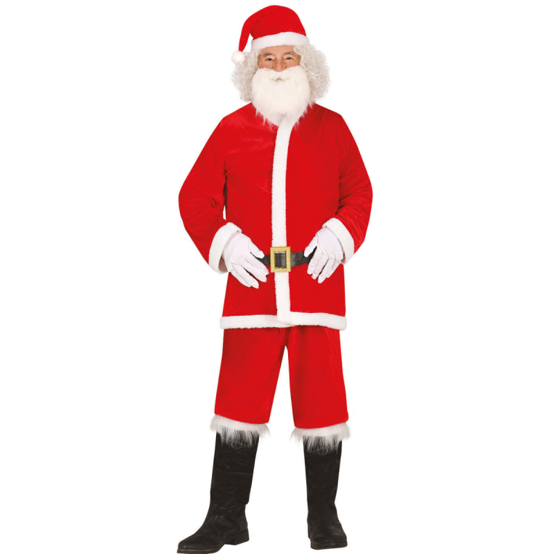Disfraz de Papá Noel de Terciopelo