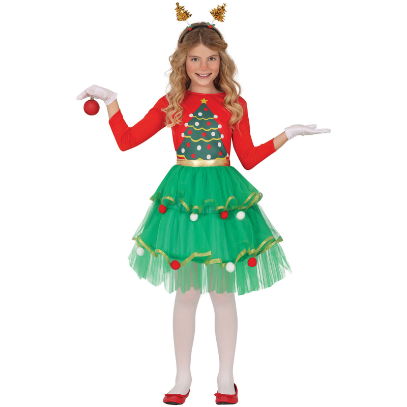 Disfraz Árbol de Navidad para Niña