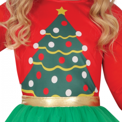 Disfraz Árbol de Navidad para Niña