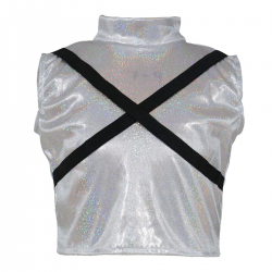 Disfraz Pop Star Silver Leader K-Pop – Niña