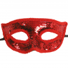 Antifaz de Lentejuelas Rojo