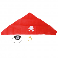 Conjunto Pirata Rojo Adulto