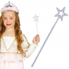 Varita Hada Plata Infantil 33 cm