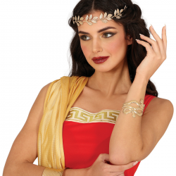 Brazalete Metálico Serpiente Dorado