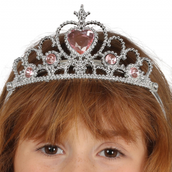 Diadema Princesa Plata Infantil