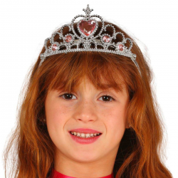 Diadema Princesa Plata Infantil