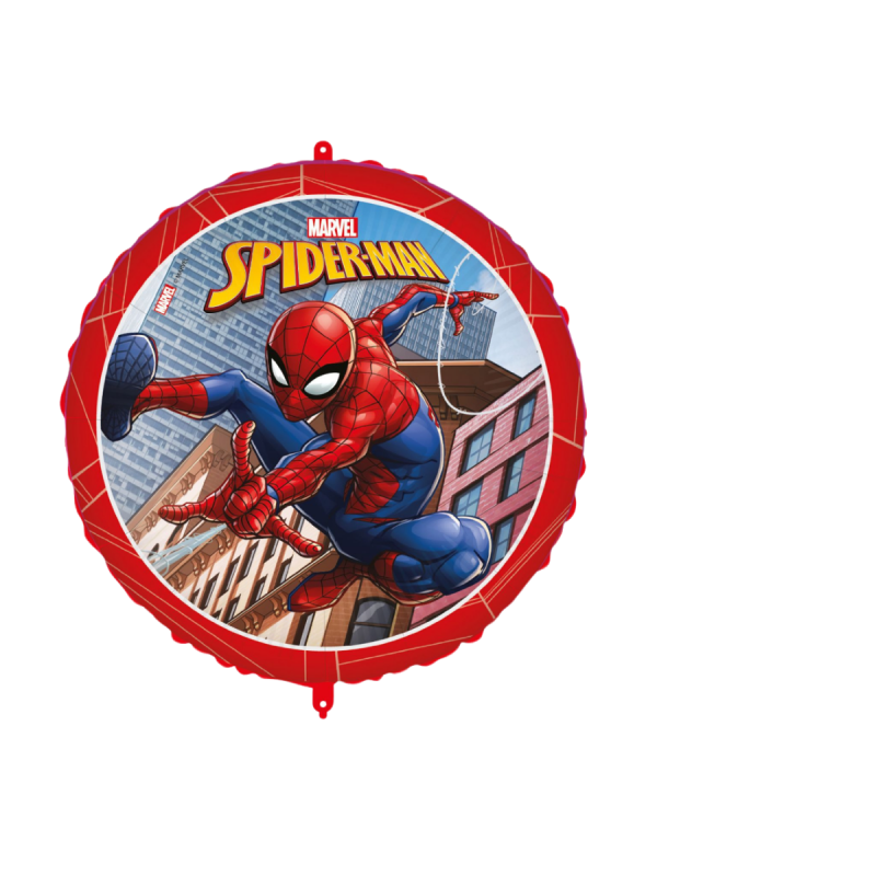 Globo Foil Spider-Man Crime Fighter 46 cm Redondo