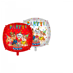 Globo Foil Paw Patrol 46 cm Redondo Party