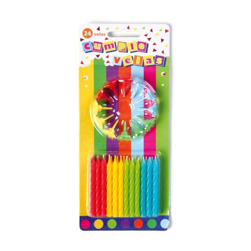 Velas Normales 24 un.
