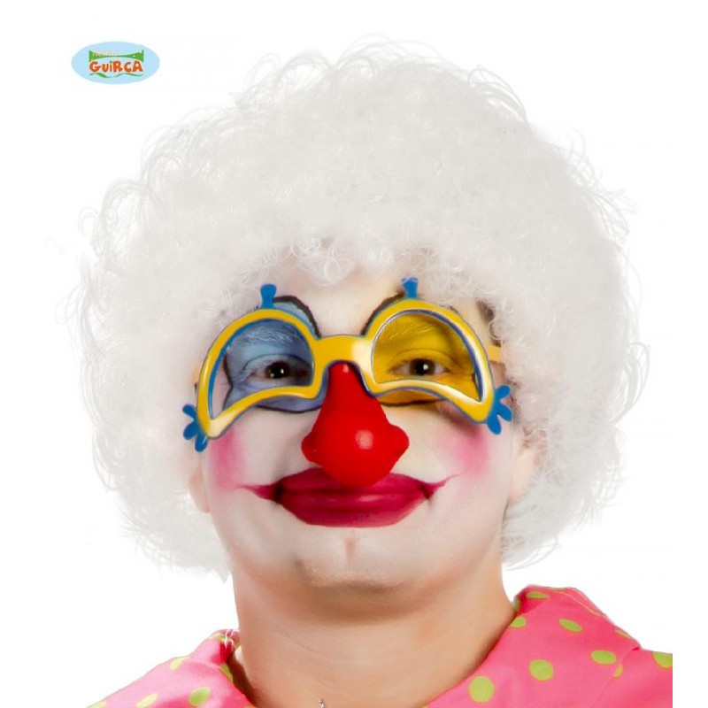 Peluca de Rizos Blanca