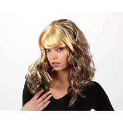 PELUCA MECHAS RUBIA LARGA