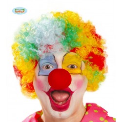 Peluca de Rizos Multicolor