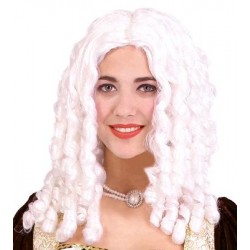 Peluca de Epoca Blanca Mujer