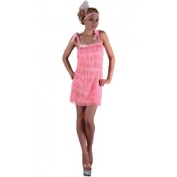 Disfraz de Charlestón Rosa para mujer