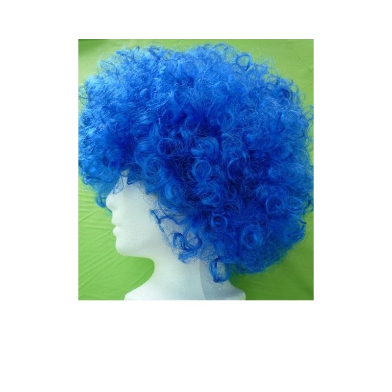 PELUCA AFRO AZUL