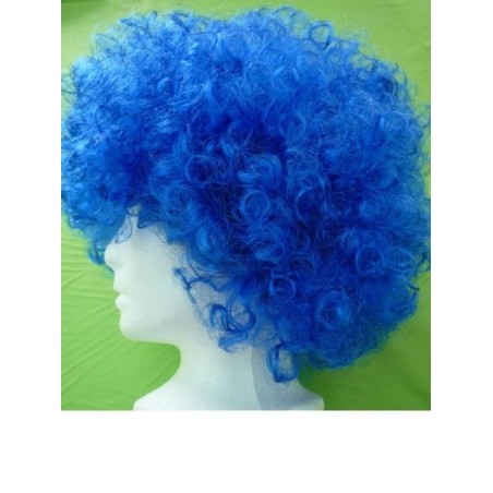 PELUCA AFRO AZUL