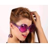 GAFAS PURPURINA CON BOLAS ESPEJO