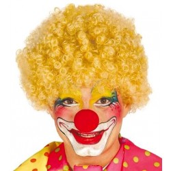 PELUCA DE RIZOS RUBIA