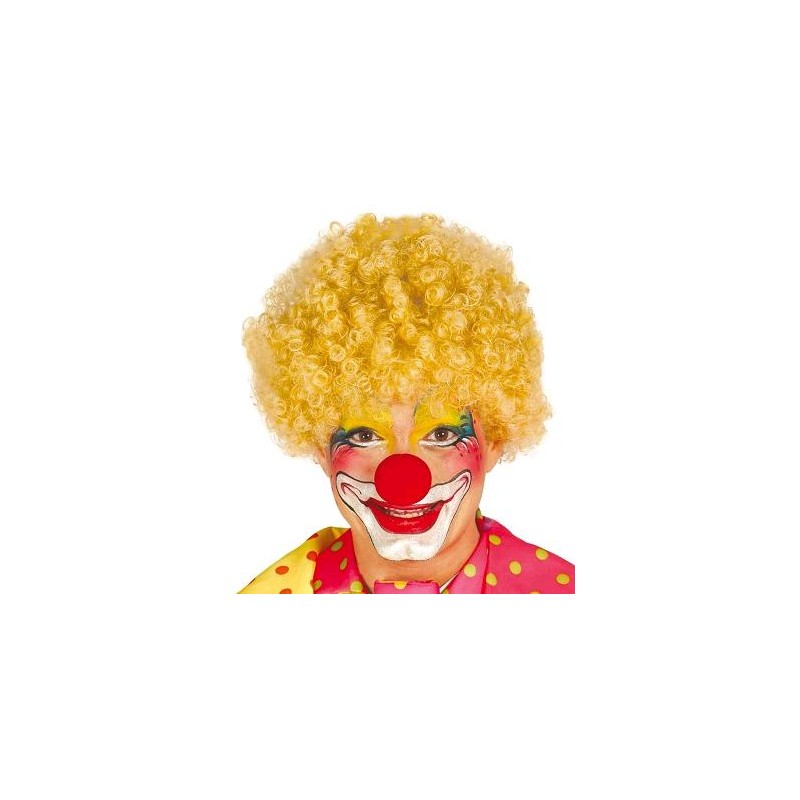 PELUCA DE RIZOS RUBIA