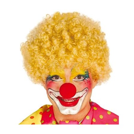 PELUCA DE RIZOS RUBIA