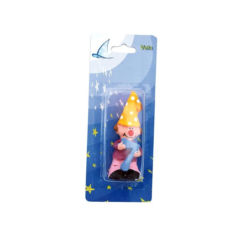 VELA NUMERO 7 MUÑEQUITOS