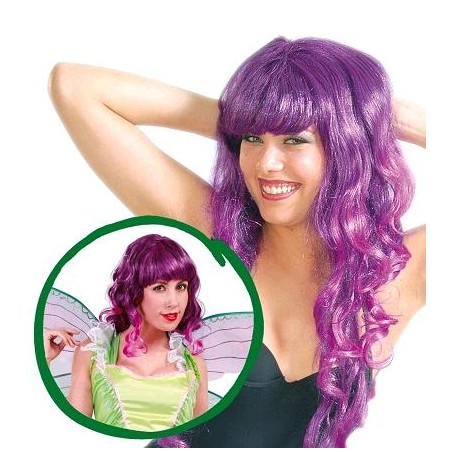 PELUCA VIOLETA MECHAS...