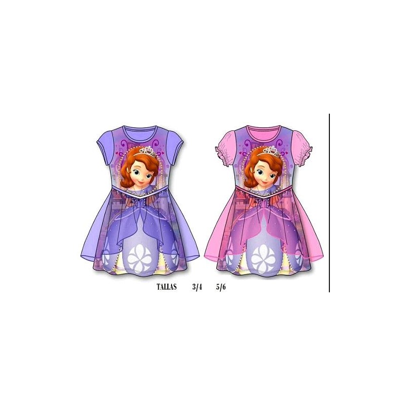 Disfraz de Princesa Disney Manga Corta para niña