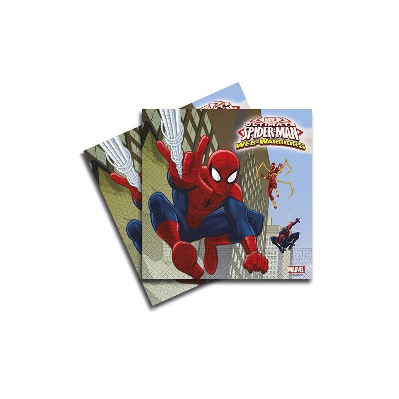 Servilletas de Spiderman 20 un.