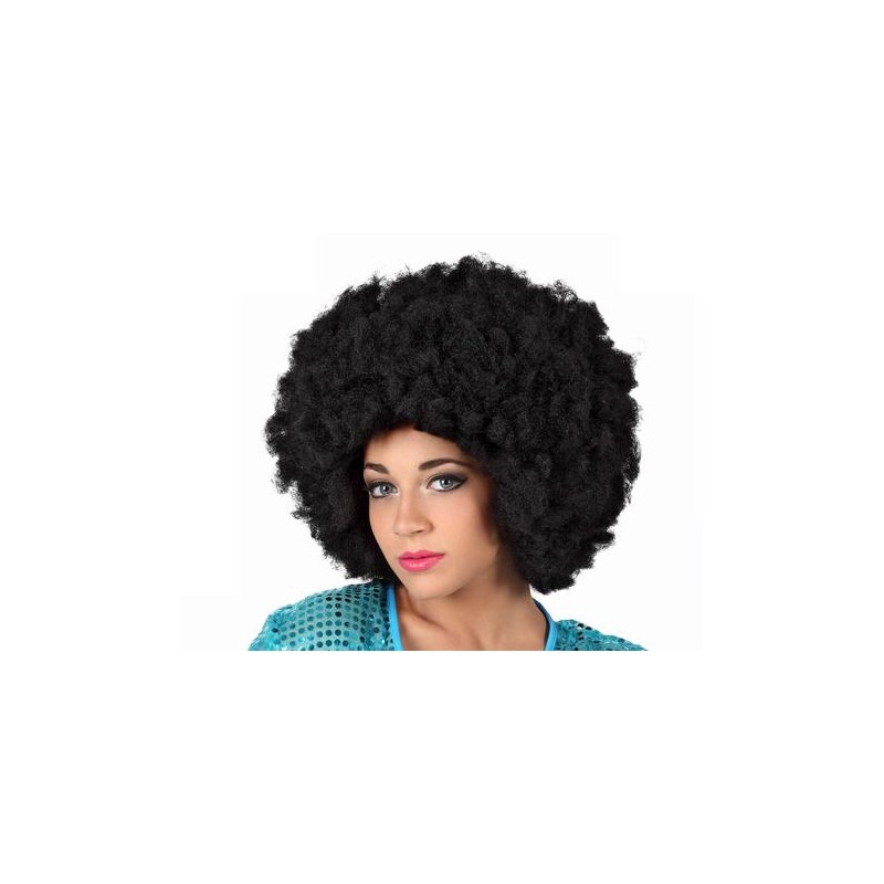 PELUCA AFRO LUJO NEGRA