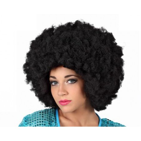 PELUCA AFRO LUJO NEGRA