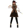 Disfraz de Mosquetera Marrón para mujer