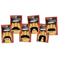 BIGOTES SURTIDOS COLOR NEGRO