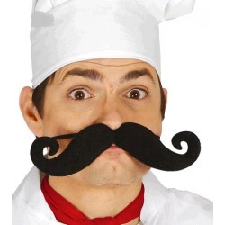 BIGOTE GIGANTE DE PUNTAS CURVAS