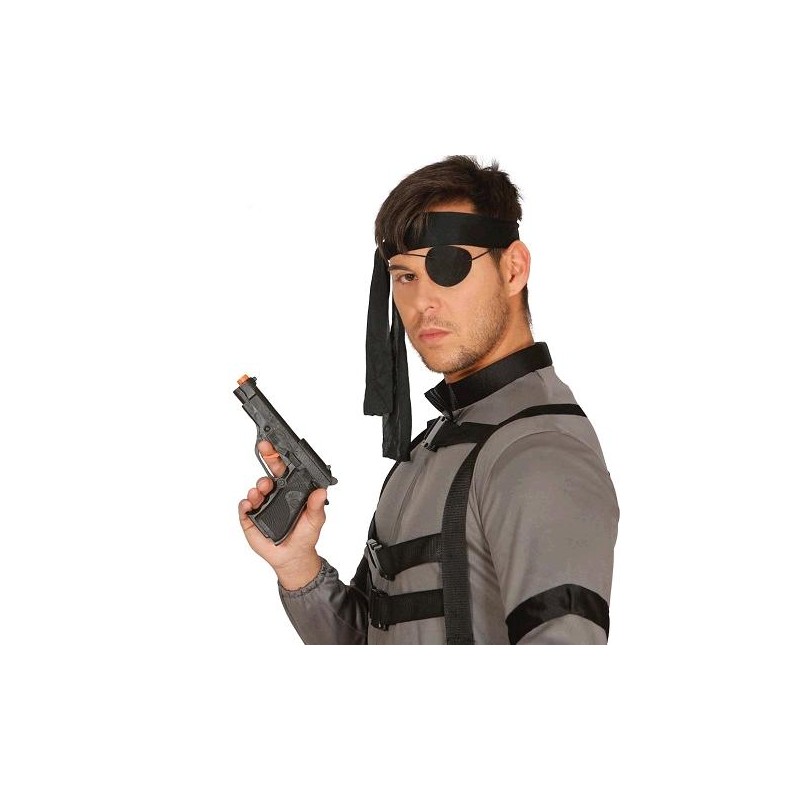 PISTOLA NEGRA 19 CM.