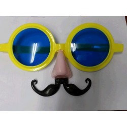 GAFAS GRANDES CON NARIZ Y BIGOTE
