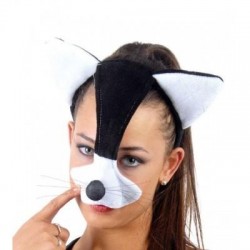 DIADEMA GATO CON NARIZ