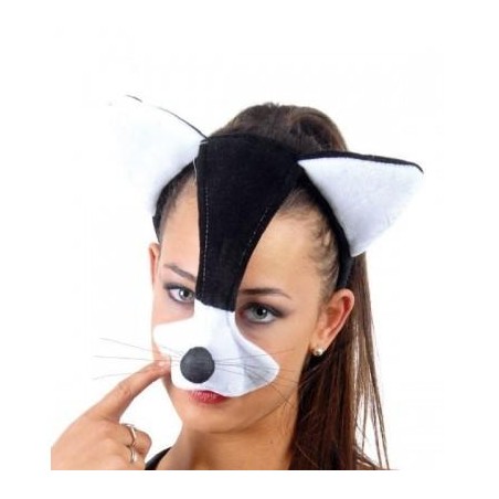 DIADEMA GATO CON NARIZ