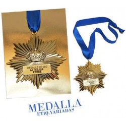 MEDALLA DE ORO AL MEJOR PADRE