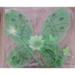 ALAS MARIPOSA CON VARITA Y DIADEM.SURT.