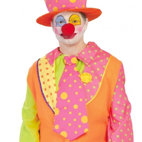 CORBATA PAYASO ROSA LUNARES...